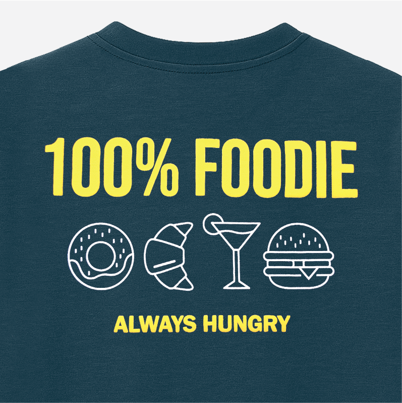 T-SHIRT 100% FOODIE