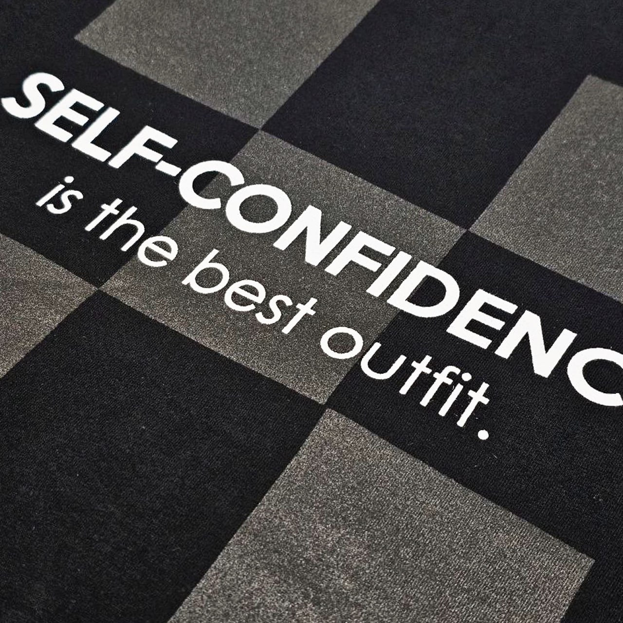 Cotton T-shirt - Self-confidence is the best outfit