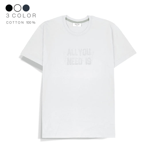 Cotton T-shirt - All you need is money