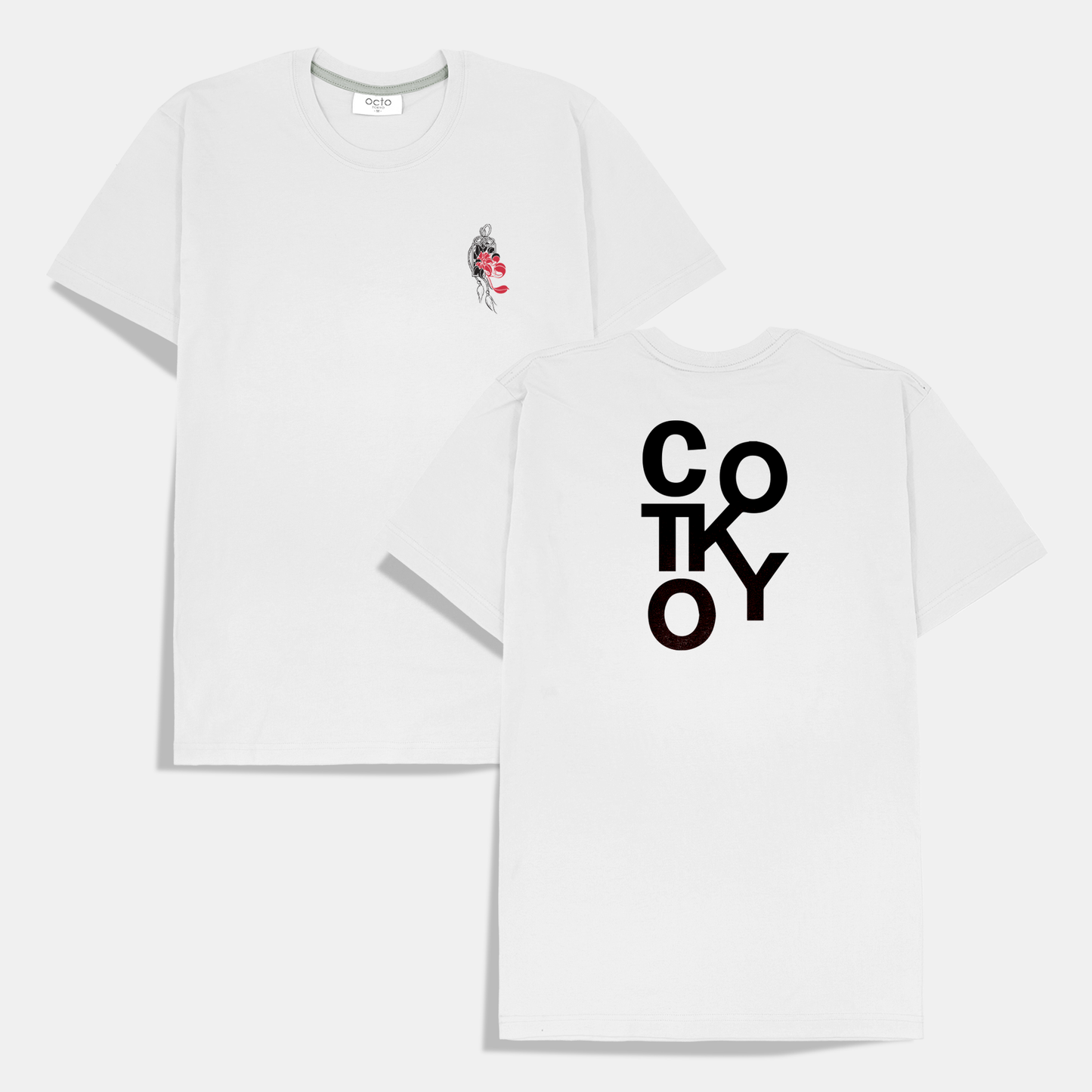 Cotton T-shirt - Omamori お守り