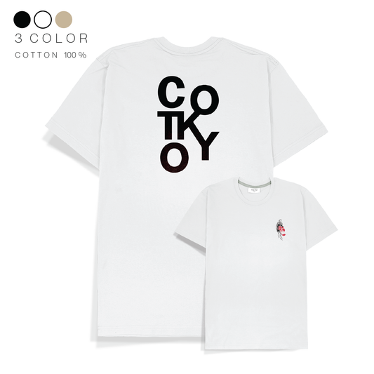 Cotton T-shirt - Omamori お守り