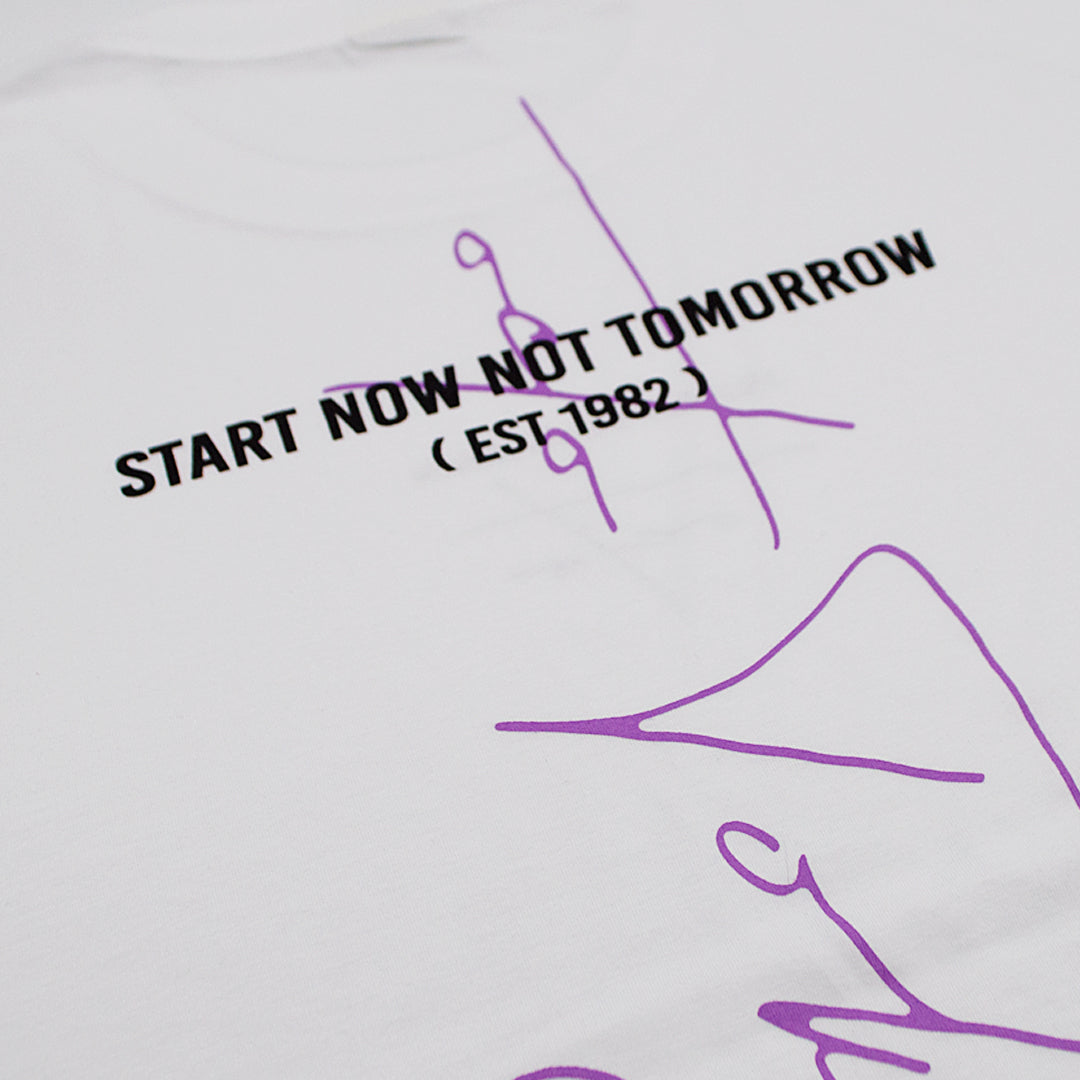 Cotton T-shirt - Start now, not tomorrow