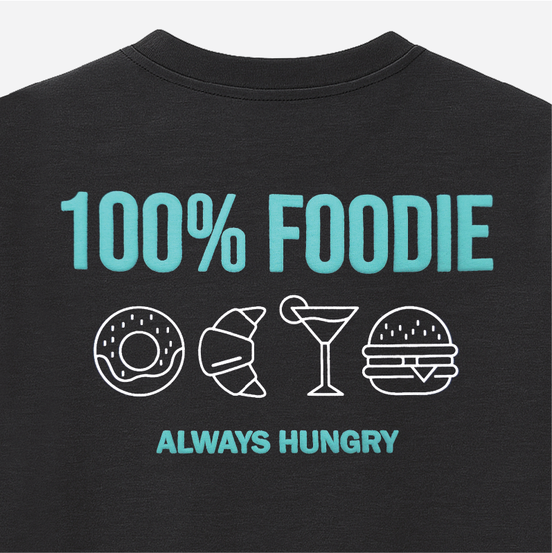 T-SHIRT 100% FOODIE