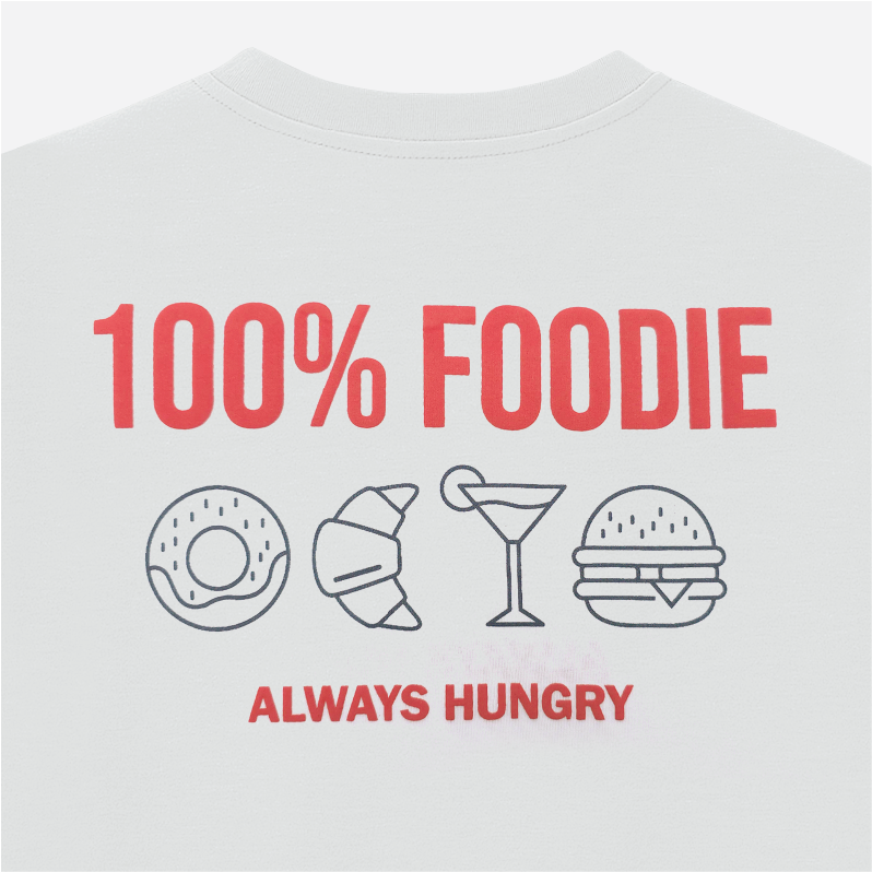 T-SHIRT 100% FOODIE