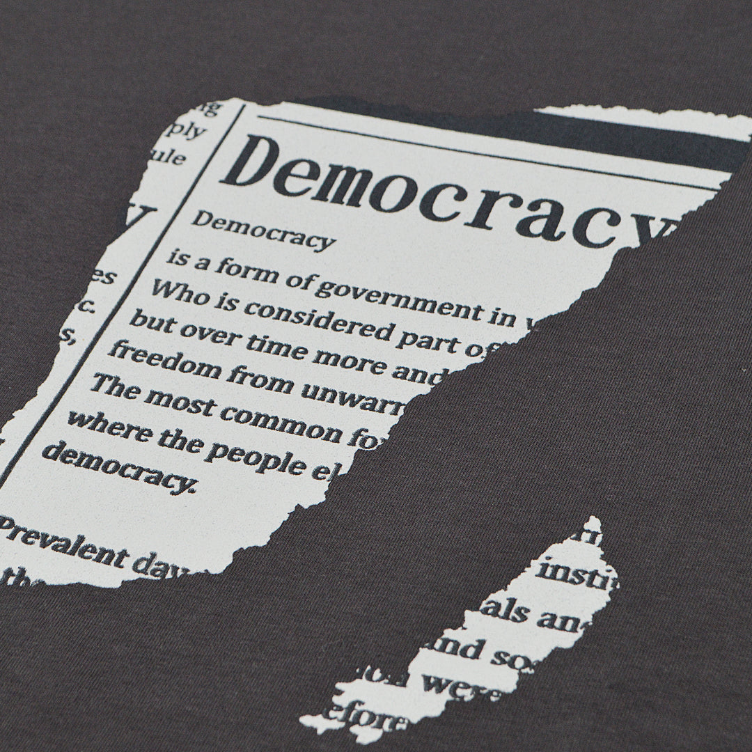 Cotton T-shirt - Democracy