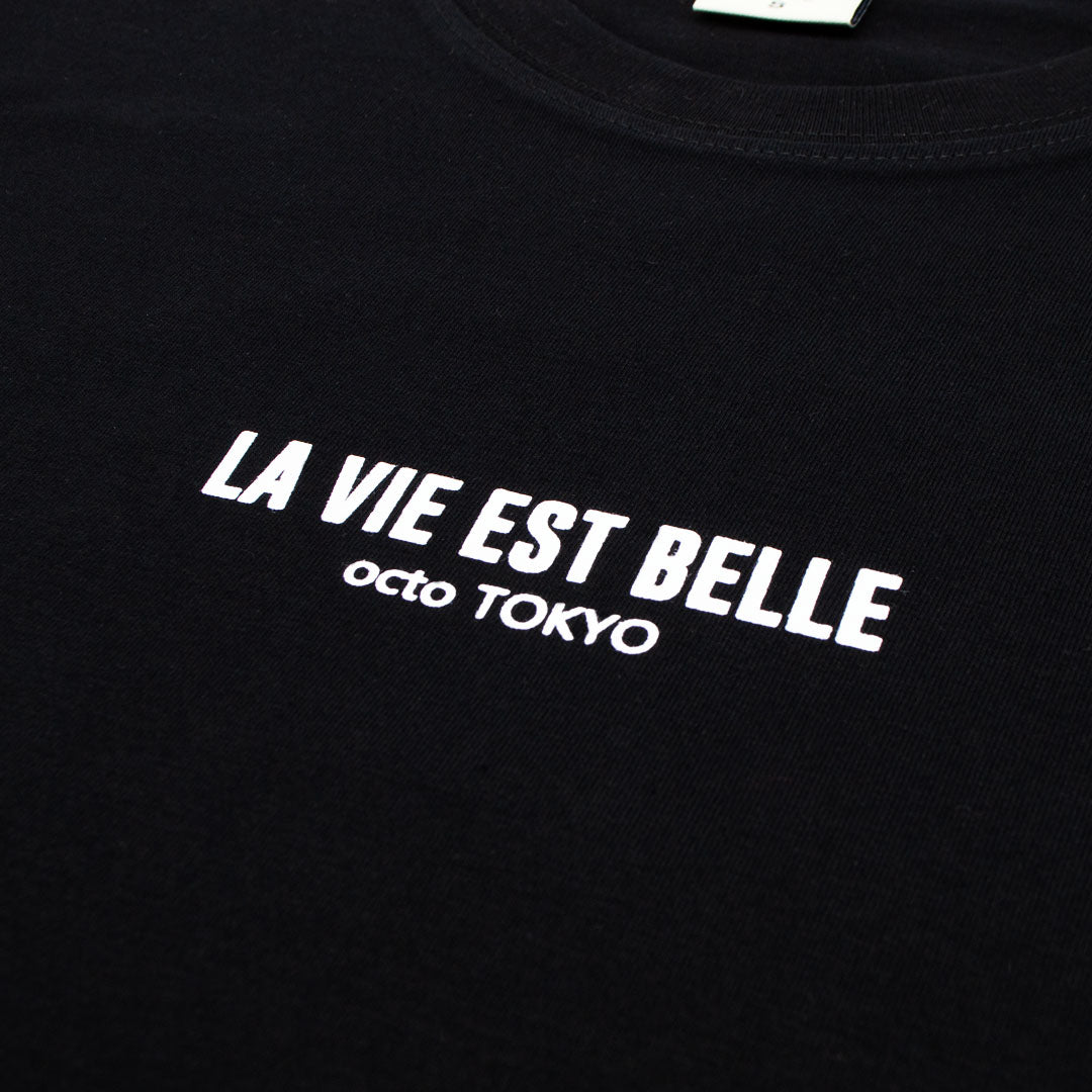 Cotton T-shirt - La vie est