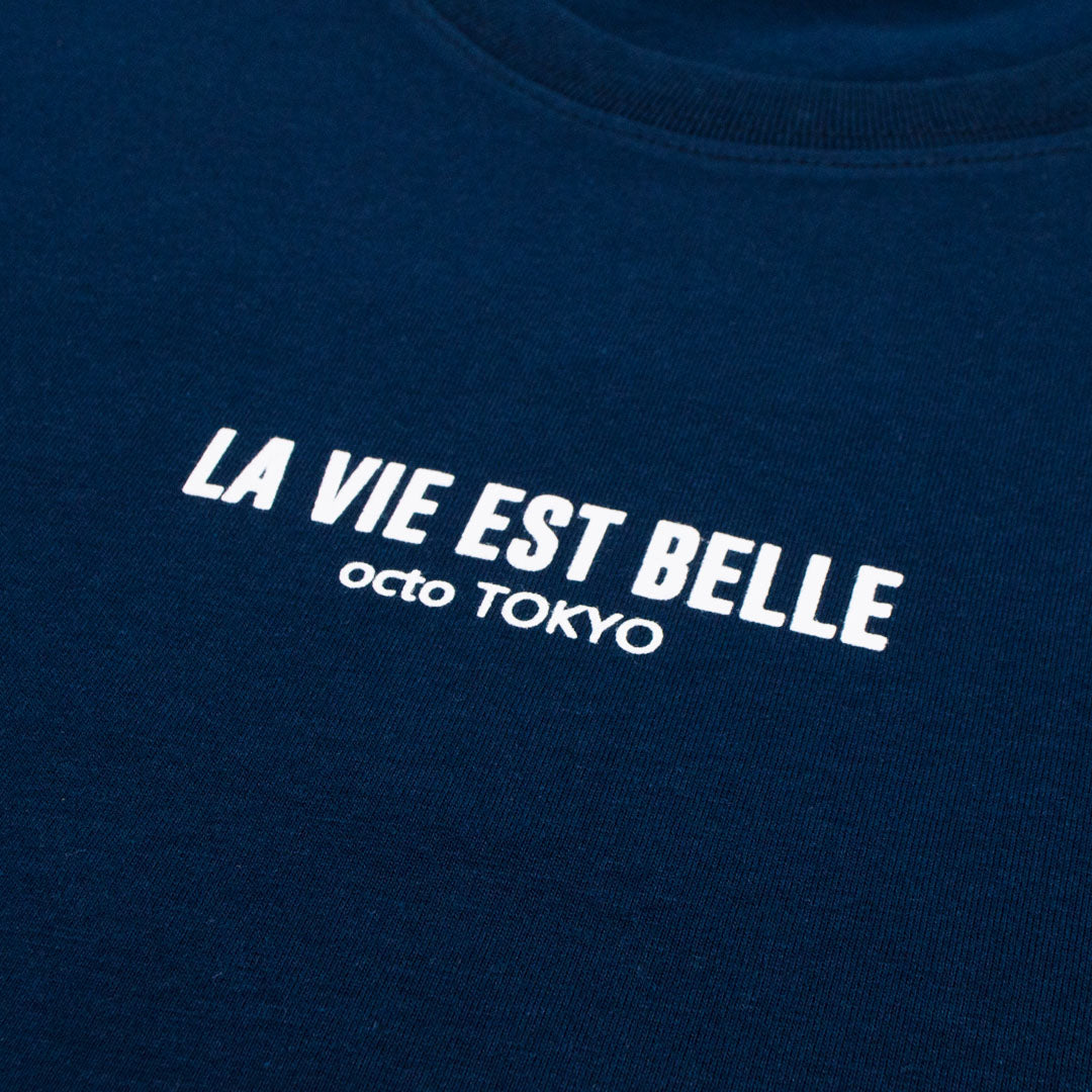 Cotton T-shirt - La vie est