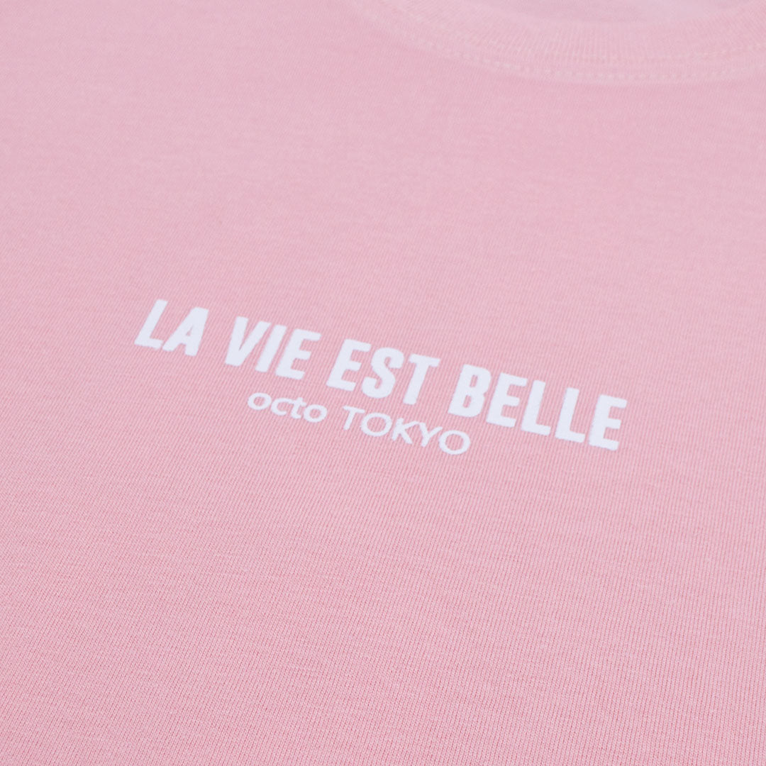 Cotton T-shirt - La vie est