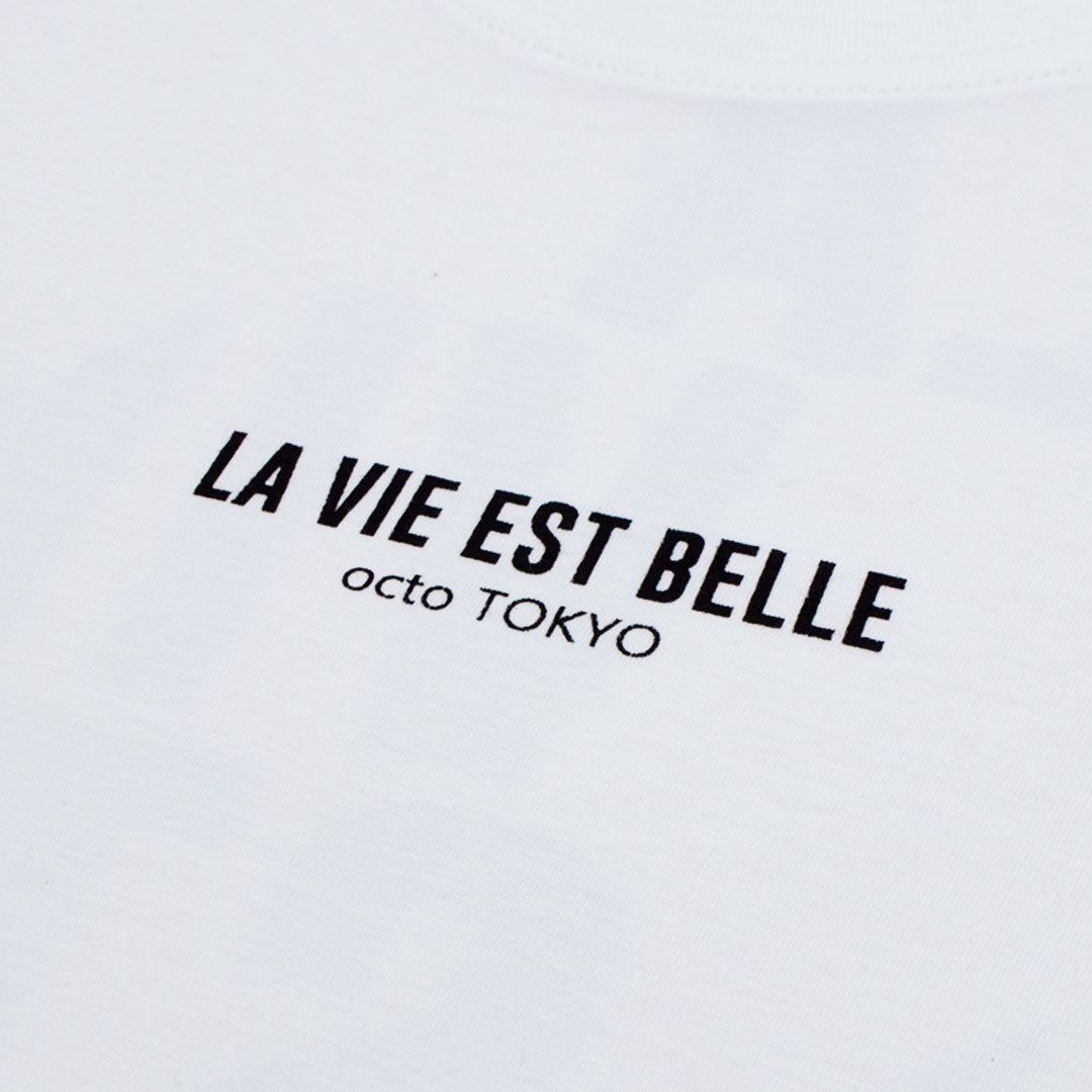 Cotton T-shirt - La vie est